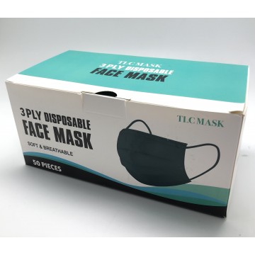 TLC MASK CARTON DEAL 50 Boxes x Disposable 3 Ply Face Mask 50 pieces